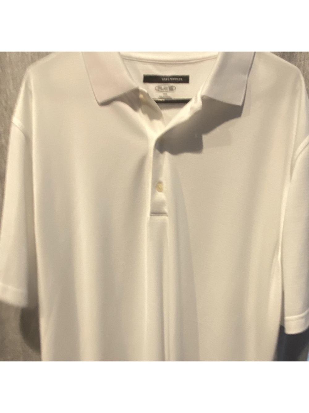 Greg Norman Collection White Short-Sleeve Performance Polo